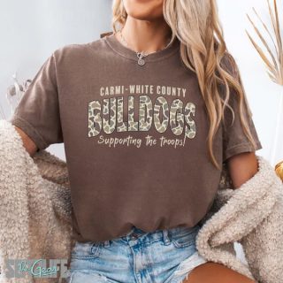 CWCHS Bulldogs Supporting the Troops T-Shirt (Adult)