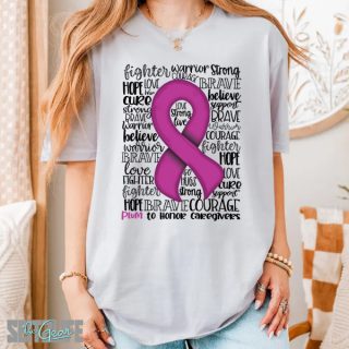 Support, Strength and Awareness to Honor Caregivers T-Shirt (Adult)
