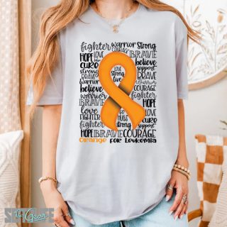 Support, Strength and Awareness of Leukemia T-Shirt (Adult)