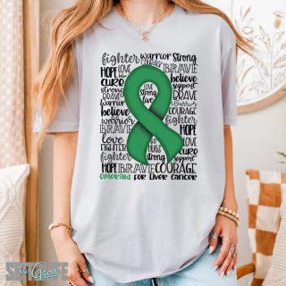 Support, Strength and Awareness of Liver Cancer T-Shirt (Adult)