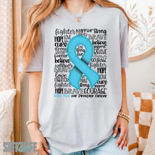 Support, Strength and Awareness of Prostate Cancer T-Shirt (Adult)